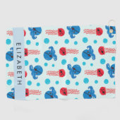 Serviette De Golf Pirate Octopus, Pirate Jellfish, Mer, Votre Nom (Horizontal)