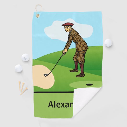 Serviette De Golf Pitch Shot by Panic-stricken Duffer (En situation)