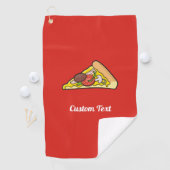 Serviette De Golf Pizza Slice (En situation)