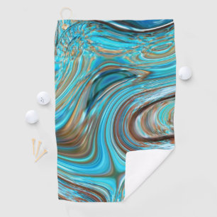 Serviette De Golf plage rustique Turquoise Bois Turquoise Grange Boi