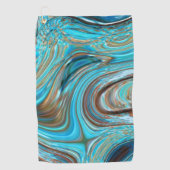 Serviette De Golf plage rustique Turquoise Bois Turquoise Grange Boi (Devant)