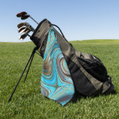 Serviette De Golf plage rustique Turquoise Bois Turquoise Grange Boi (Vert)