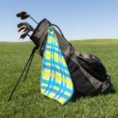 Serviette De Golf Plaid (Vert)