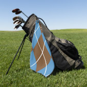 Serviette De Golf Plaid (Vert)