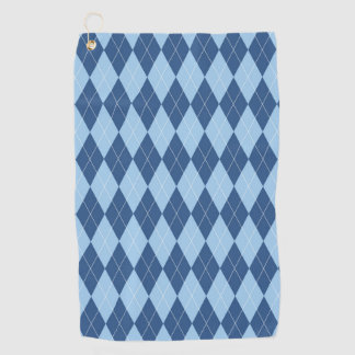 Serviette De Golf Plaid bleu