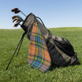 Serviette De Golf Plaid Clan Murray Orange Blue Green Check Tartan (Vert)
