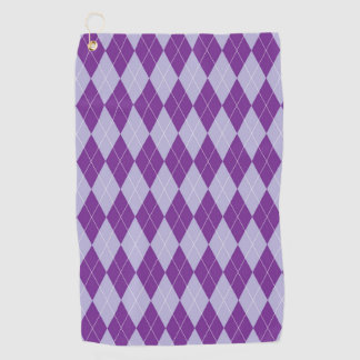 Serviette De Golf Plaid pourpre