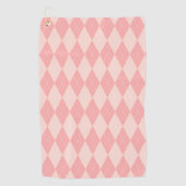 Serviette De Golf Plaid rose (Devant)