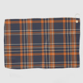Serviette De Golf Plaid rustique Noël/hiver (Horizontal)