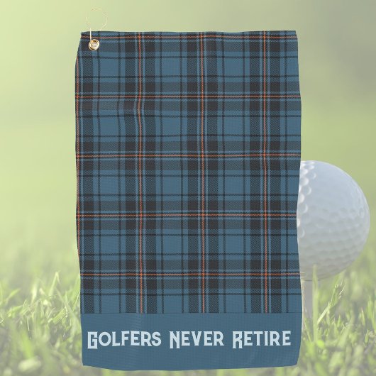 Serviette De Golf Plaids sur mesure Cadeaux de retraite sportive pou