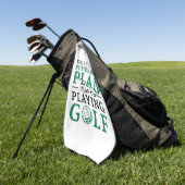 Serviette De Golf Plan de retraite Golf (Vert)