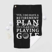 Serviette De Golf Plan de retraite Golf (En situation)