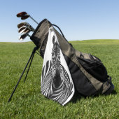 Serviette De Golf Plan de sauvegarde III (Vert)