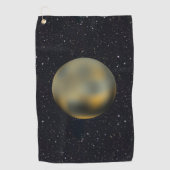Serviette De Golf Planète Pluto Starry Sky (Devant)