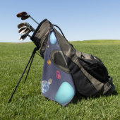 Serviette De Golf Planètes du système solaire (Vert)