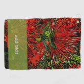 Serviette De Golf Plante de Firebush (Horizontal)