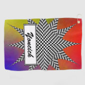 Serviette De Golf Plasma moderne par Kenneth Yoncich (Horizontal)