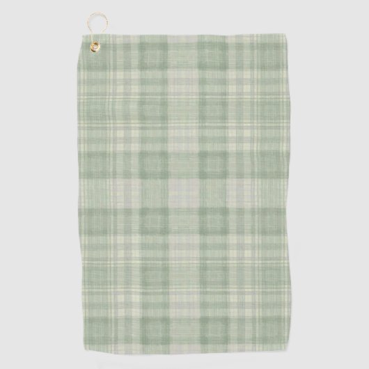 Serviette De Golf Plat vert sauge clair (Devant)