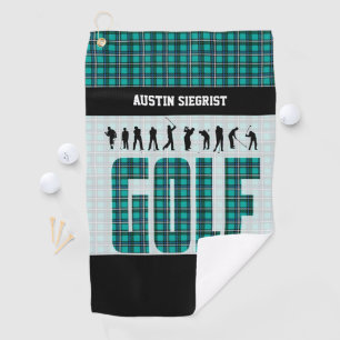 Serviette De Golf Play Golf - Turquoise