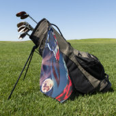Serviette De Golf Pleine lune Wolf Wolf (Vert)