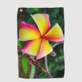 Serviette De Golf Plumeria rubra (Devant)