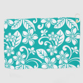 SERVIETTE DE GOLF PLUMÉRIE DE L'ÎLE (TURQUOISE) (Horizontal)