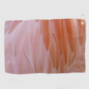 Serviette De Golf Plumes de Flamant rose dans les tons roses
