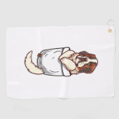 Serviette De Golf Pocket St Bernard Puppy (Horizontal)