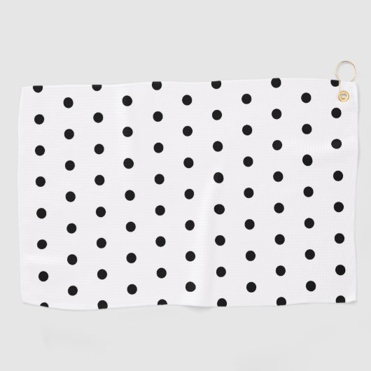 Serviette De Golf Point de polka (Horizontal)
