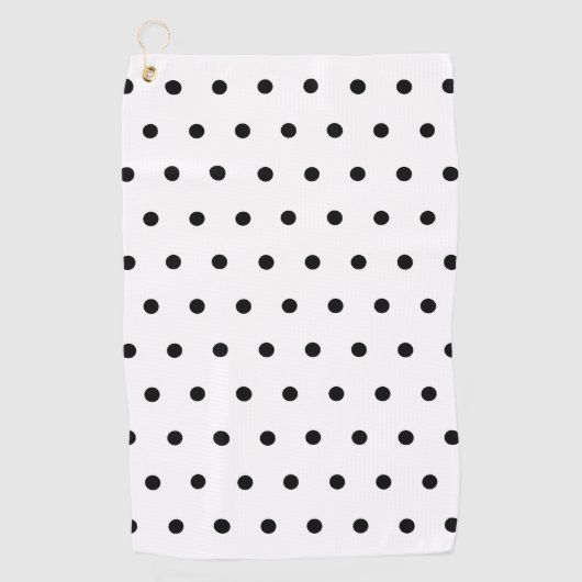 Serviette De Golf Point de polka (Devant)