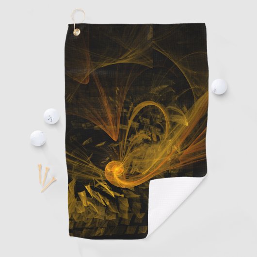 Serviette De Golf Point de rupture Art Abstrait (En situation)