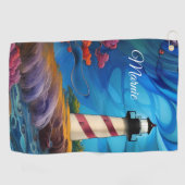 Serviette De Golf Point du phare  (Horizontal)