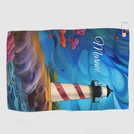 Serviette De Golf Point du phare  (Horizontal)