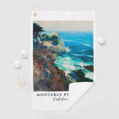 Serviette De Golf Point Lobos Monterey Peninsula California Coastal (En situation)