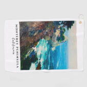 Serviette De Golf Point Lobos Monterey Peninsula California Coastal (Horizontal)