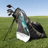 Serviette De Golf Point Lobos Monterey Peninsula California Coastal (Vert)