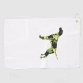 Serviette De Golf Pointeur allemand à courte distance _ Camouflage d (Horizontal)