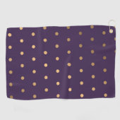 Serviette De Golf Points Motif 18 (Horizontal)