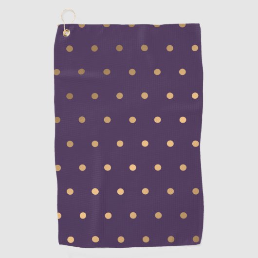 Serviette De Golf Points Motif 18 (Devant)
