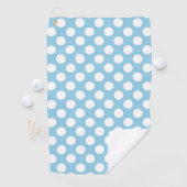Serviette De Golf Pois Bleus, Motif Pointe Polka, Points, Pointe (En situation)