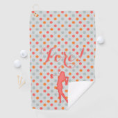 Serviette De Golf Pois de golf pour dames (En situation)
