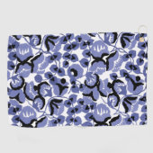 Serviette De Golf Pois de Senteur (Pervenche) Beaux-Arts (Horizontal)