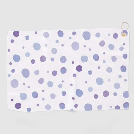 Serviette De Golf pois peint à la main (Horizontal)