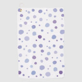 Serviette De Golf pois peint à la main (Devant)