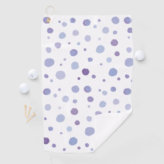 Serviette De Golf pois peint à la main (En situation)