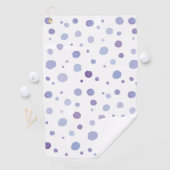 Serviette De Golf pois peints à la main (En situation)