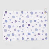 Serviette De Golf pois peints à la main (Horizontal)