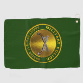 Serviette De Golf Police militaire (Horizontal)