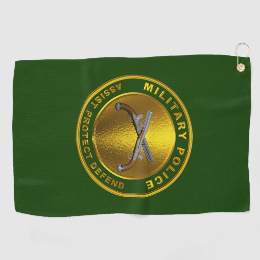 Serviette De Golf Police militaire (Horizontal)