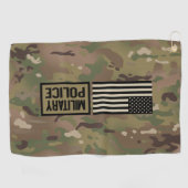 Serviette De Golf Police militaire (camouflage) (Horizontal)